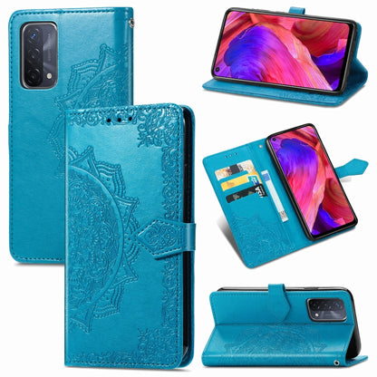 Mandala Flower Embossed Horizontal Flip Leather Case with Holder & Three Card Slots & Wallet & Lanyard, For Motorola Moto G Power 2021, For OPPO A54 5G, For OPPO A94 5G / F19 Pro+ 5G /Reno5 Z, For OPPO Realme C21, For OPPO Realme GT 5G / Realme Q3 Pro ...