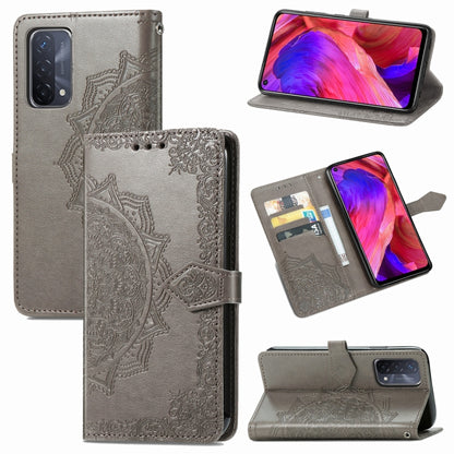 Mandala Flower Embossed Horizontal Flip Leather Case with Holder & Three Card Slots & Wallet & Lanyard, For Motorola Moto G Power 2021, For OPPO A54 5G, For OPPO A94 5G / F19 Pro+ 5G /Reno5 Z, For OPPO Realme C21, For OPPO Realme GT 5G / Realme Q3 Pro ...