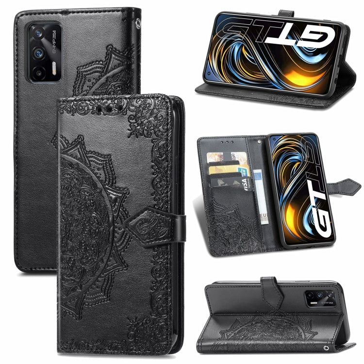 Mandala Flower Embossed Horizontal Flip Leather Case with Holder & Three Card Slots & Wallet & Lanyard, For Motorola Moto G Power 2021, For OPPO A54 5G, For OPPO A94 5G / F19 Pro+ 5G /Reno5 Z, For OPPO Realme C21, For OPPO Realme GT 5G / Realme Q3 Pro ...