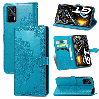 Mandala Flower Embossed Horizontal Flip Leather Case with Holder & Three Card Slots & Wallet & Lanyard, For Motorola Moto G Power 2021, For OPPO A54 5G, For OPPO A94 5G / F19 Pro+ 5G /Reno5 Z, For OPPO Realme C21, For OPPO Realme GT 5G / Realme Q3 Pro ...