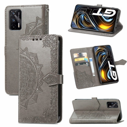Mandala Flower Embossed Horizontal Flip Leather Case with Holder & Three Card Slots & Wallet & Lanyard, For Motorola Moto G Power 2021, For OPPO A54 5G, For OPPO A94 5G / F19 Pro+ 5G /Reno5 Z, For OPPO Realme C21, For OPPO Realme GT 5G / Realme Q3 Pro ...