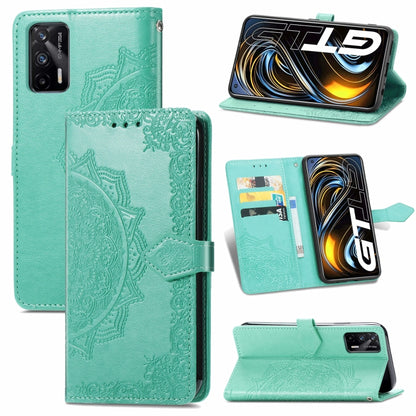 Mandala Flower Embossed Horizontal Flip Leather Case with Holder & Three Card Slots & Wallet & Lanyard, For Motorola Moto G Power 2021, For OPPO A54 5G, For OPPO A94 5G / F19 Pro+ 5G /Reno5 Z, For OPPO Realme C21, For OPPO Realme GT 5G / Realme Q3 Pro ...