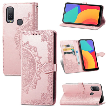 Mandala Flower Embossed Horizontal Flip Leather Case with Holder & Three Card Slots & Wallet & Lanyard, For Motorola Moto G Power 2021, For OPPO A54 5G, For OPPO A94 5G / F19 Pro+ 5G /Reno5 Z, For OPPO Realme C21, For OPPO Realme GT 5G / Realme Q3 Pro ...