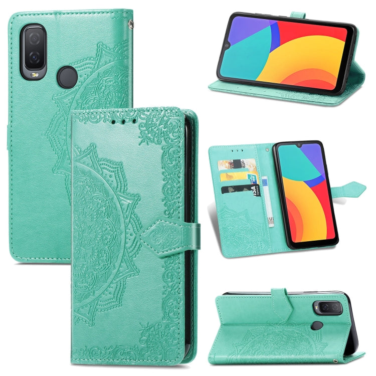 Mandala Flower Embossed Horizontal Flip Leather Case with Holder & Three Card Slots & Wallet & Lanyard, For Motorola Moto G Power 2021, For OPPO A54 5G, For OPPO A94 5G / F19 Pro+ 5G /Reno5 Z, For OPPO Realme C21, For OPPO Realme GT 5G / Realme Q3 Pro ...