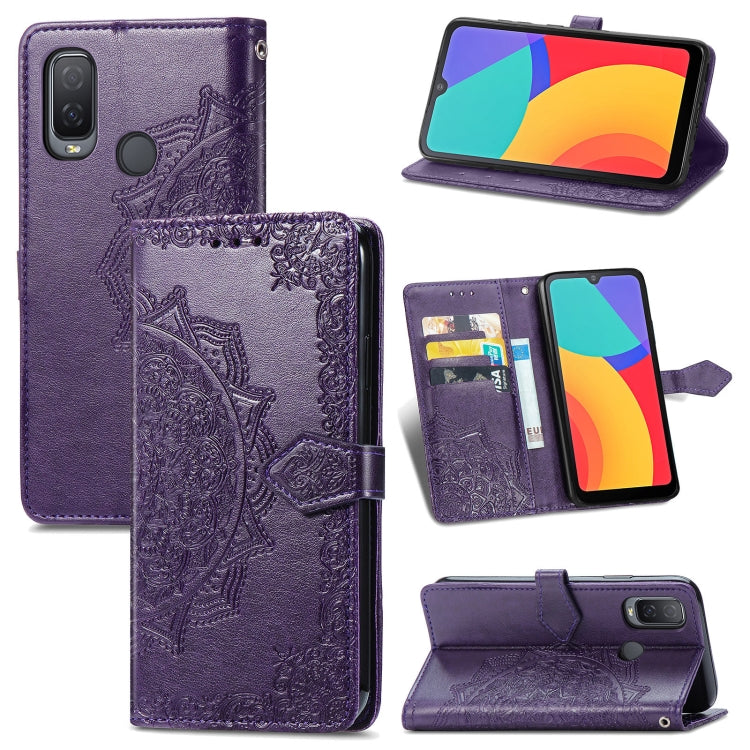Mandala Flower Embossed Horizontal Flip Leather Case with Holder & Three Card Slots & Wallet & Lanyard, For Motorola Moto G Power 2021, For OPPO A54 5G, For OPPO A94 5G / F19 Pro+ 5G /Reno5 Z, For OPPO Realme C21, For OPPO Realme GT 5G / Realme Q3 Pro ...