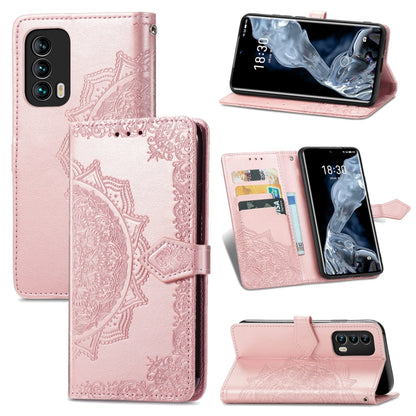 Mandala Flower Embossed Horizontal Flip Leather Case with Holder & Three Card Slots & Wallet & Lanyard, For Motorola Moto G Power 2021, For OPPO A54 5G, For OPPO A94 5G / F19 Pro+ 5G /Reno5 Z, For OPPO Realme C21, For OPPO Realme GT 5G / Realme Q3 Pro ...