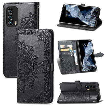 Mandala Flower Embossed Horizontal Flip Leather Case with Holder & Three Card Slots & Wallet & Lanyard, For Motorola Moto G Power 2021, For OPPO A54 5G, For OPPO A94 5G / F19 Pro+ 5G /Reno5 Z, For OPPO Realme C21, For OPPO Realme GT 5G / Realme Q3 Pro ...