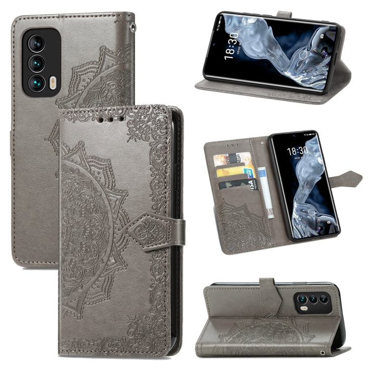 Mandala Flower Embossed Horizontal Flip Leather Case with Holder & Three Card Slots & Wallet & Lanyard, For Motorola Moto G Power 2021, For OPPO A54 5G, For OPPO A94 5G / F19 Pro+ 5G /Reno5 Z, For OPPO Realme C21, For OPPO Realme GT 5G / Realme Q3 Pro ...