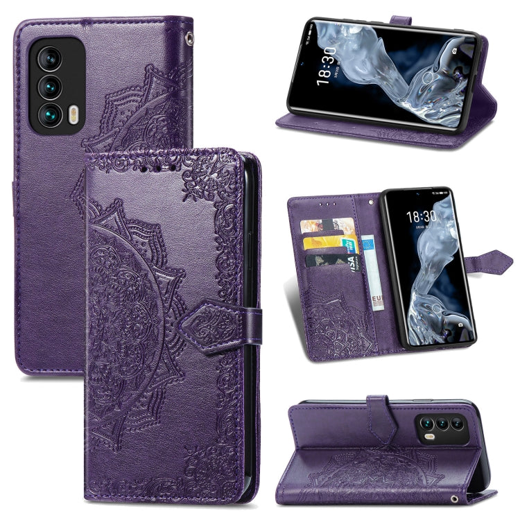 Mandala Flower Embossed Horizontal Flip Leather Case with Holder & Three Card Slots & Wallet & Lanyard, For Motorola Moto G Power 2021, For OPPO A54 5G, For OPPO A94 5G / F19 Pro+ 5G /Reno5 Z, For OPPO Realme C21, For OPPO Realme GT 5G / Realme Q3 Pro ...