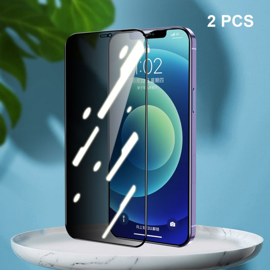 2 Films de protection d'écran ENKAY Hat-Prince à couverture complète de 28 degrés, anti-espion, en verre trempé, pour iPhone 12 / 12 Pro, pour iPhone 12 mini, pour iPhone 12 Pro Max, pour iPhone 11 Pro / XS / X, pour iPhone 11 / XR, pour iPhone 11 Pro Max