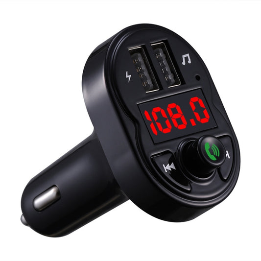 X1 Kit mains libres de voiture transmetteur FM récepteur audio sans fil lecteur MP3 double chargeur rapide USB, X1