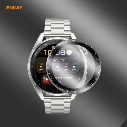 For Huawei WATCH 3 Pro 48mm ENKAY Hat-Prince 3D Full Coverage Soft PC Edge + PMMA HD Screen Protector Film, 1 PC, 2 PCS, 5 PCS, 10 PCS