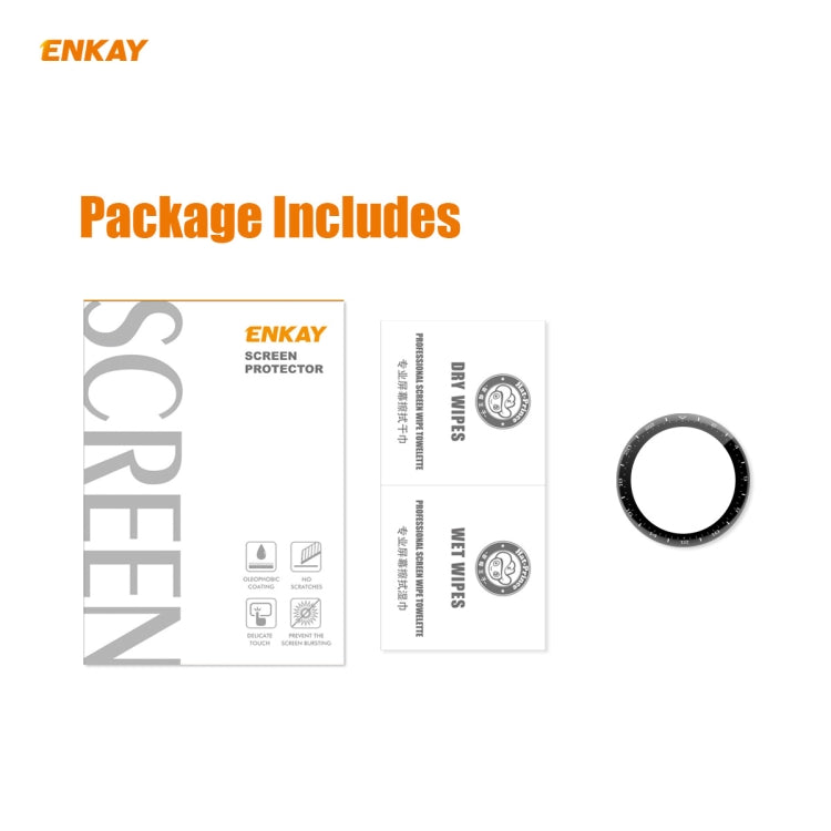 For Huawei WATCH 3 Pro 48mm ENKAY Hat-Prince 3D Full Coverage Soft PC Edge + PMMA HD Screen Protector Film, 1 PC, 2 PCS, 5 PCS, 10 PCS