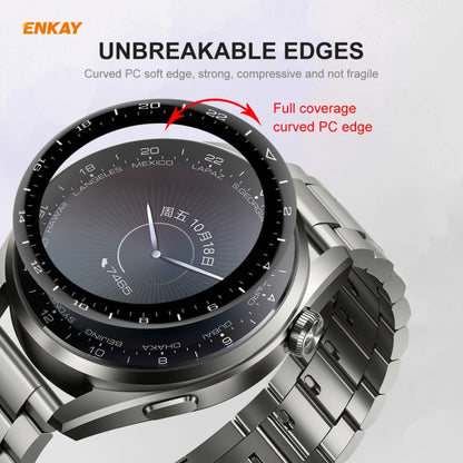 For Huawei WATCH 3 Pro 48mm ENKAY Hat-Prince 3D Full Coverage Soft PC Edge + PMMA HD Screen Protector Film, 1 PC, 2 PCS, 5 PCS, 10 PCS