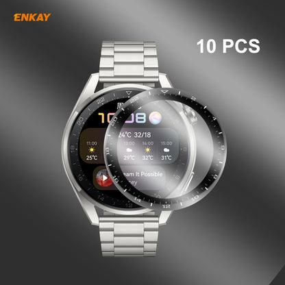For Huawei WATCH 3 Pro 48mm ENKAY Hat-Prince 3D Full Coverage Soft PC Edge + PMMA HD Screen Protector Film, 1 PC, 2 PCS, 5 PCS, 10 PCS