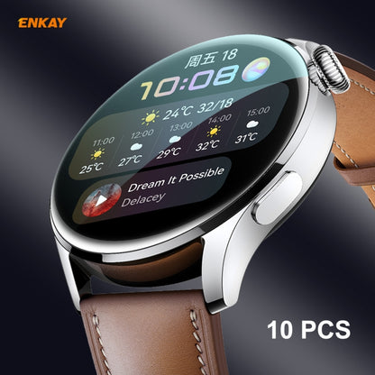 For Huawei WATCH 3 46mm ENKAY Hat-Prince 3D Full Coverage Soft PC Edge + PMMA HD Screen Protector Film, For Huawei WATCH 3 46mm (1 PC), For Huawei WATCH 3 46mm (2 PCS), For Huawei WATCH 3 46mm (5 PCS), For Huawei WATCH 3 46mm (10 PCS)