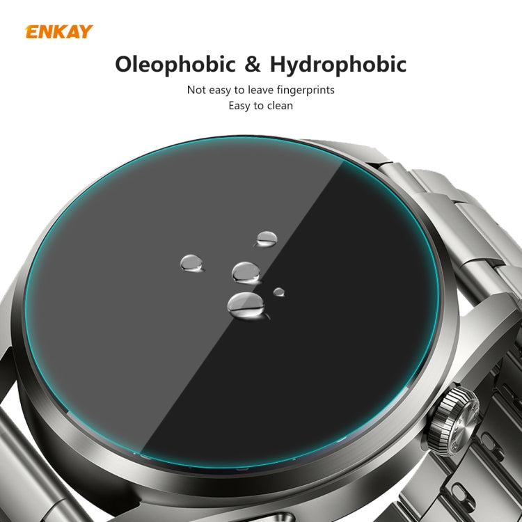 For Huawei WATCH 3 Pro 48mm ENKAY Hat-Prince 0.2mm 9H 2.15D Curved Edge Tempered Glass Screen Protector Watch Film, For Huawei WATCH 3 Pro 48mm (1 PC), For Huawei WATCH 3 Pro 48mm (2 PCS), For Huawei WATCH 3 Pro 48mm (5 PCS)                            ...