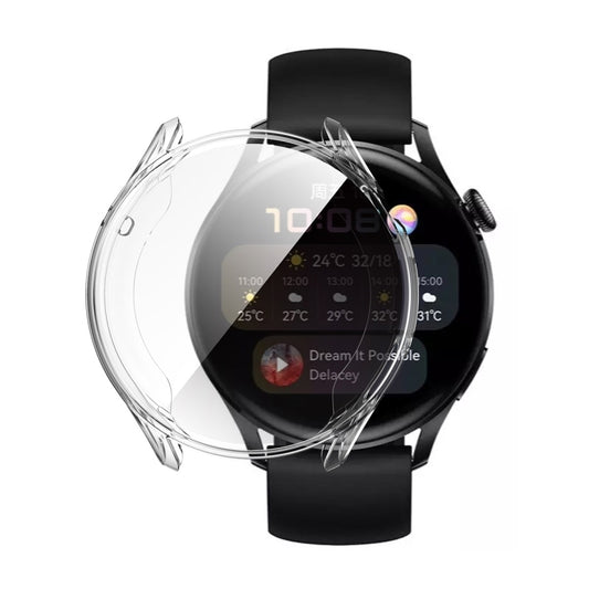 ENKAY Hat-Prince Étui souple transparent à couverture complète en TPU HD Clear Cover, pour Huawei Watch 3 46mm, pour Huawei Watch 3 Pro 48mm