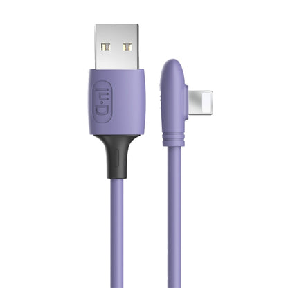 ENKAY Hat-Prince ENK-CB211 2.4A USB to 8 Pin 90 Degree Elbow Silicone Data Sync Fast Charging Cable, Cable Length: 1.8m, 1.8m 2.4A