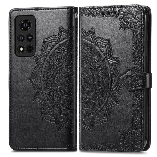 Mandala Flower Embossed Horizontal Flip Leather Case with Bracket / Card Slot / Wallet / Lanyard, For Honor V40 5G, For Honor Play 5T, For Huawei P50, For Nokia 1.4, For Ulefone Note 11 Plus, For Huawei Enjoy 20 5G, For Vivo S9e, For TCL 20 SE         ...