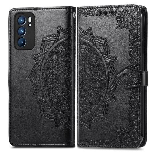Mandala Flower Embossed Horizontal Flip Leather Case with Holder & Three Card Slots & Wallet & Lanyard, For OPPO Reno6 5G, For OPPO Reno6 Pro+ 5G, For OPPO Reno6 Pro 5G, For OPPO Realme 8 5G, For Blackview A80 Pro, For OnePlus Nord CE 5G               ...