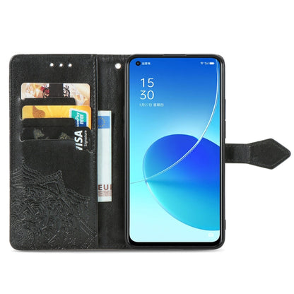 Mandala Flower Embossed Horizontal Flip Leather Case with Holder & Three Card Slots & Wallet & Lanyard, For OPPO Reno6 5G, For OPPO Reno6 Pro+ 5G, For OPPO Reno6 Pro 5G, For OPPO Realme 8 5G, For Blackview A80 Pro, For OnePlus Nord CE 5G               ...
