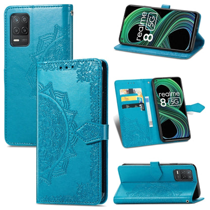 Mandala Flower Embossed Horizontal Flip Leather Case with Holder & Three Card Slots & Wallet & Lanyard, For OPPO Reno6 5G, For OPPO Reno6 Pro+ 5G, For OPPO Reno6 Pro 5G, For OPPO Realme 8 5G, For Blackview A80 Pro, For OnePlus Nord CE 5G               ...