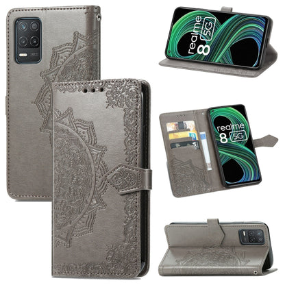 Mandala Flower Embossed Horizontal Flip Leather Case with Holder & Three Card Slots & Wallet & Lanyard, For OPPO Reno6 5G, For OPPO Reno6 Pro+ 5G, For OPPO Reno6 Pro 5G, For OPPO Realme 8 5G, For Blackview A80 Pro, For OnePlus Nord CE 5G               ...