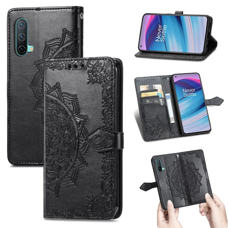 Mandala Flower Embossed Horizontal Flip Leather Case with Holder & Three Card Slots & Wallet & Lanyard, For OPPO Reno6 5G, For OPPO Reno6 Pro+ 5G, For OPPO Reno6 Pro 5G, For OPPO Realme 8 5G, For Blackview A80 Pro, For OnePlus Nord CE 5G               ...