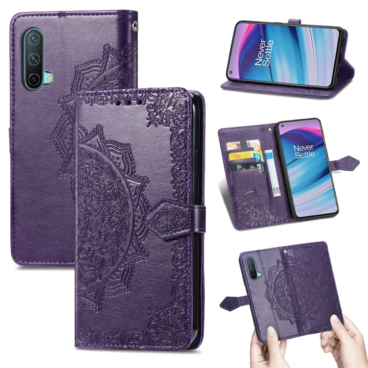 Mandala Flower Embossed Horizontal Flip Leather Case with Holder & Three Card Slots & Wallet & Lanyard, For OPPO Reno6 5G, For OPPO Reno6 Pro+ 5G, For OPPO Reno6 Pro 5G, For OPPO Realme 8 5G, For Blackview A80 Pro, For OnePlus Nord CE 5G               ...