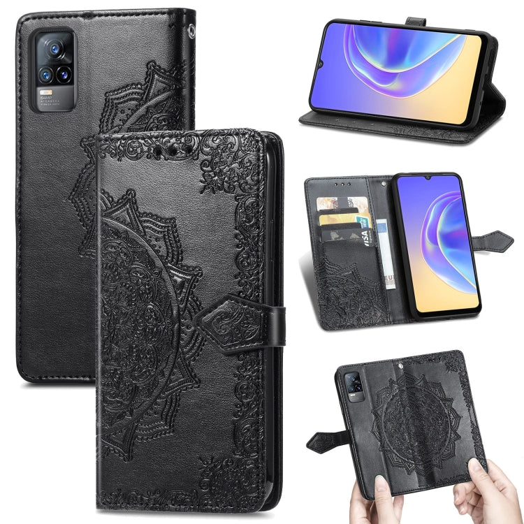 Mandala Flower Embossed Horizontal Flip Leather Case with Holder & Three Card Slots & Wallet & Lanyard, For OPPO Reno6 5G, For OPPO Reno6 Pro+ 5G, For OPPO Reno6 Pro 5G, For OPPO Realme 8 5G, For Blackview A80 Pro, For OnePlus Nord CE 5G               ...