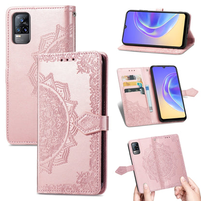Mandala Flower Embossed Horizontal Flip Leather Case with Holder & Three Card Slots & Wallet & Lanyard, For OPPO Reno6 5G, For OPPO Reno6 Pro+ 5G, For OPPO Reno6 Pro 5G, For OPPO Realme 8 5G, For Blackview A80 Pro, For OnePlus Nord CE 5G               ...