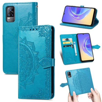 Mandala Flower Embossed Horizontal Flip Leather Case with Holder & Three Card Slots & Wallet & Lanyard, For OPPO Reno6 5G, For OPPO Reno6 Pro+ 5G, For OPPO Reno6 Pro 5G, For OPPO Realme 8 5G, For Blackview A80 Pro, For OnePlus Nord CE 5G               ...