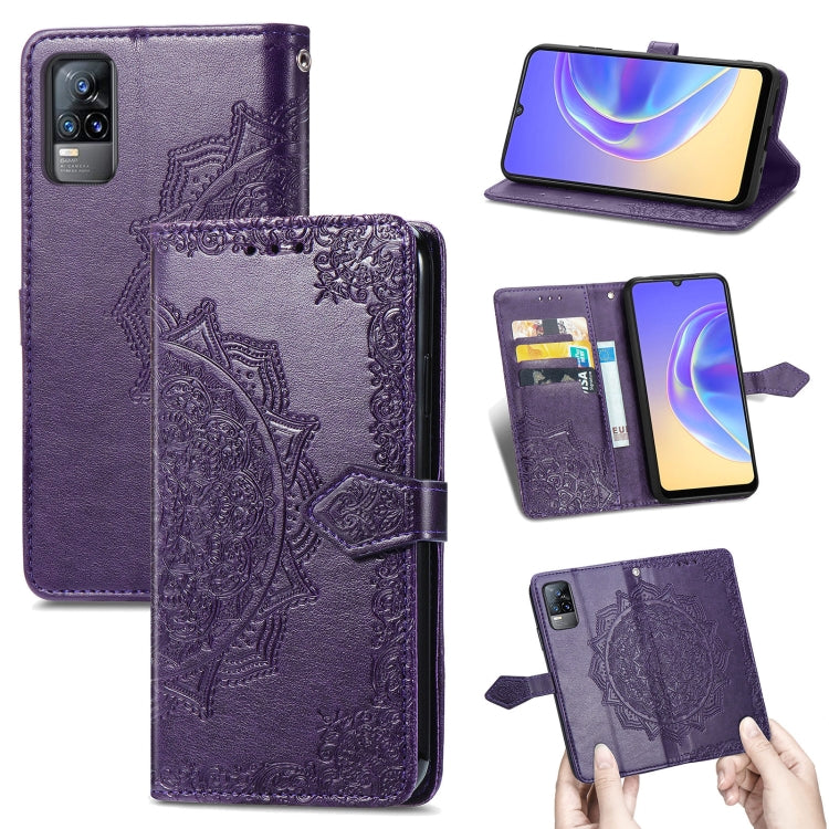 Mandala Flower Embossed Horizontal Flip Leather Case with Holder & Three Card Slots & Wallet & Lanyard, For OPPO Reno6 5G, For OPPO Reno6 Pro+ 5G, For OPPO Reno6 Pro 5G, For OPPO Realme 8 5G, For Blackview A80 Pro, For OnePlus Nord CE 5G               ...