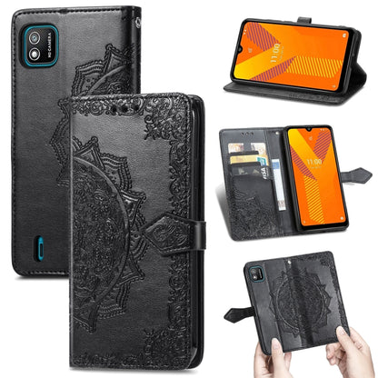 Mandala Flower Embossed Horizontal Flip Leather Case with Holder & Three Card Slots & Wallet & Lanyard, For OPPO Reno6 5G, For OPPO Reno6 Pro+ 5G, For OPPO Reno6 Pro 5G, For OPPO Realme 8 5G, For Blackview A80 Pro, For OnePlus Nord CE 5G               ...