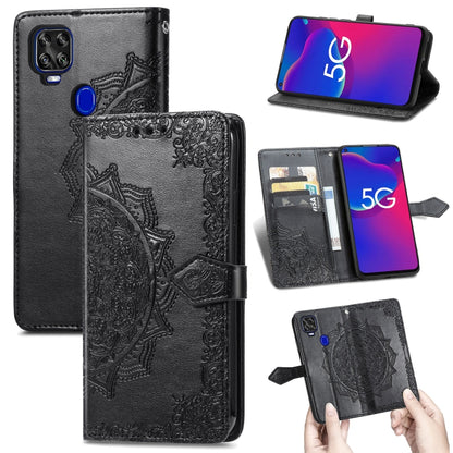 Mandala Flower Embossed Horizontal Flip Leather Case with Holder & Three Card Slots & Wallet & Lanyard, For OPPO Reno6 5G, For OPPO Reno6 Pro+ 5G, For OPPO Reno6 Pro 5G, For OPPO Realme 8 5G, For Blackview A80 Pro, For OnePlus Nord CE 5G               ...