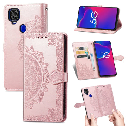 Mandala Flower Embossed Horizontal Flip Leather Case with Holder & Three Card Slots & Wallet & Lanyard, For OPPO Reno6 5G, For OPPO Reno6 Pro+ 5G, For OPPO Reno6 Pro 5G, For OPPO Realme 8 5G, For Blackview A80 Pro, For OnePlus Nord CE 5G               ...