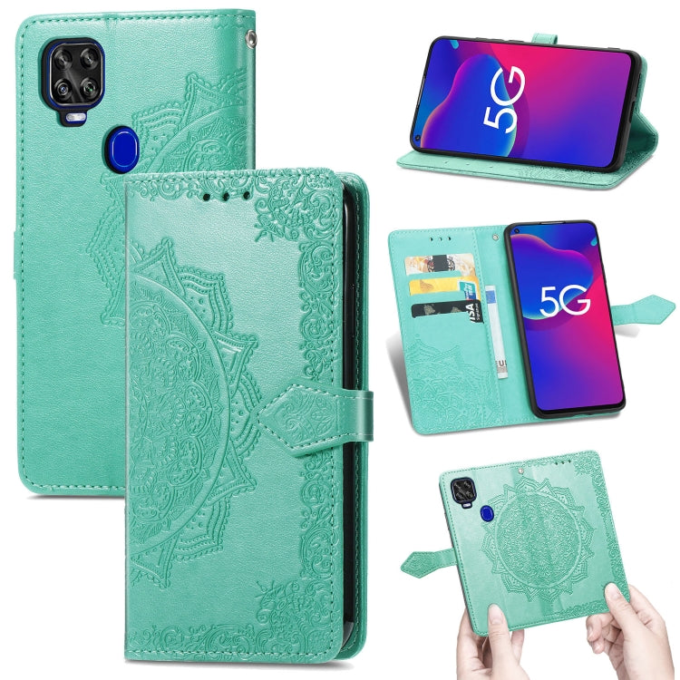 Mandala Flower Embossed Horizontal Flip Leather Case with Holder & Three Card Slots & Wallet & Lanyard, For OPPO Reno6 5G, For OPPO Reno6 Pro+ 5G, For OPPO Reno6 Pro 5G, For OPPO Realme 8 5G, For Blackview A80 Pro, For OnePlus Nord CE 5G               ...