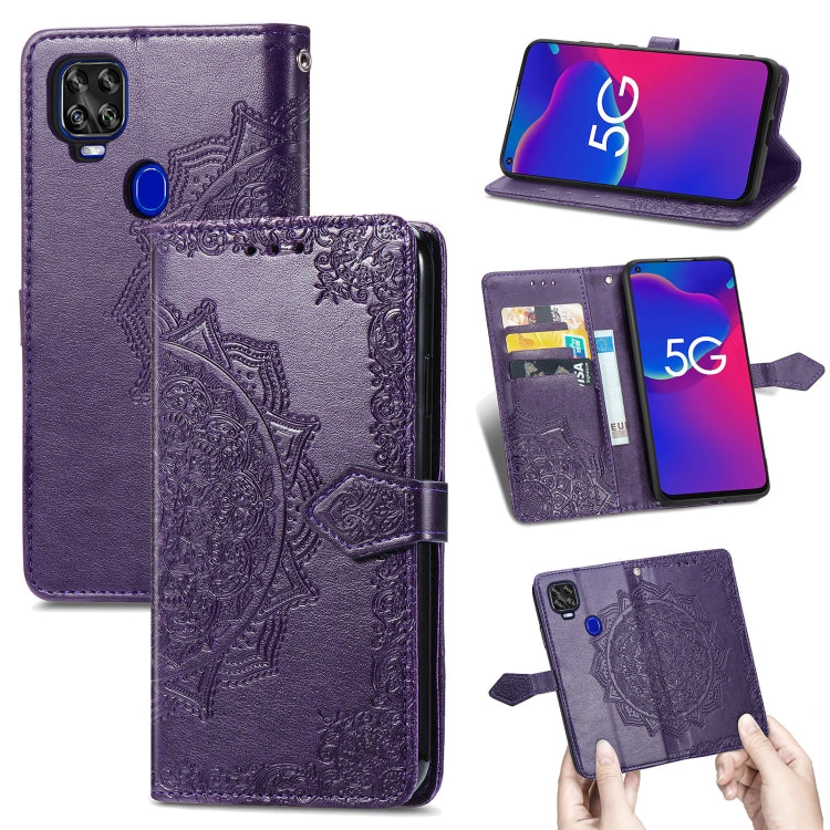 Mandala Flower Embossed Horizontal Flip Leather Case with Holder & Three Card Slots & Wallet & Lanyard, For OPPO Reno6 5G, For OPPO Reno6 Pro+ 5G, For OPPO Reno6 Pro 5G, For OPPO Realme 8 5G, For Blackview A80 Pro, For OnePlus Nord CE 5G               ...