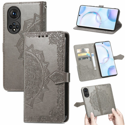 Mandala Flower Embossed Horizontal Flip Leather Case with Holder & Three Card Slots & Wallet & Lanyard, For OPPO Reno6 5G, For OPPO Reno6 Pro+ 5G, For OPPO Reno6 Pro 5G, For OPPO Realme 8 5G, For Blackview A80 Pro, For OnePlus Nord CE 5G               ...