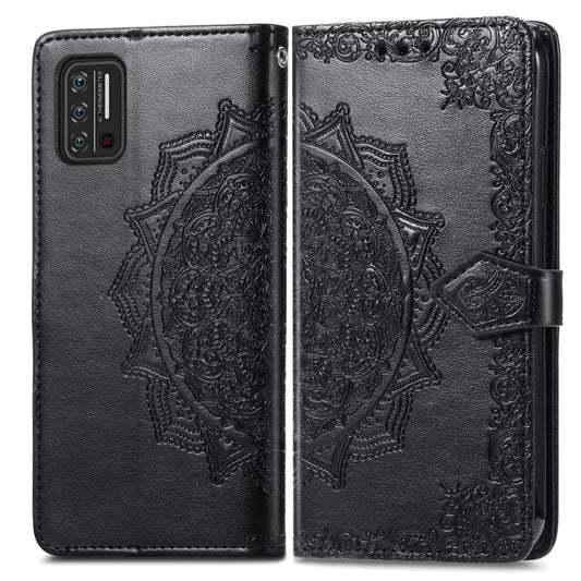 Mandala Flower Embossed Horizontal Flip Leather Case with Holder & Three Card Slots & Wallet & Lanyard, For UMIDIGI A7S