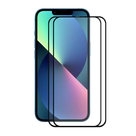 2 PCS ENKAY Hat-Prince Protection d'écran en verre trempé 0,26mm 9H 2,5D à colle complète Film de couverture complète, pour iPhone 13 mini 2pcs, pour iPhone 13 / 13 Pro 2pcs, pour iPhone 13 Pro Max 2pcs