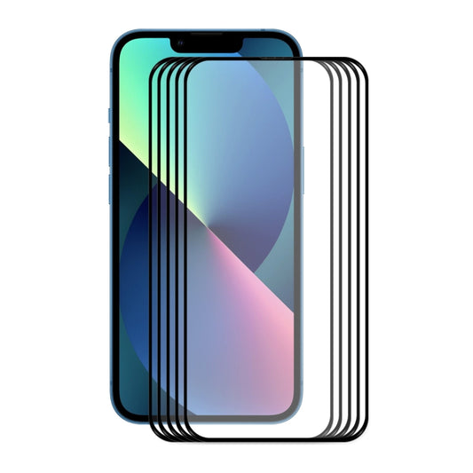 5 films de protection d'écran ENKAY Hat-Prince en verre trempé 0,26 mm, 9H, 2,5D, à colle intégrale et pleine couverture, pour iPhone 13 mini (5 pièces), pour iPhone 13 / 13 Pro (5 pièces), pour iPhone 13 Pro Max (5 pièces)