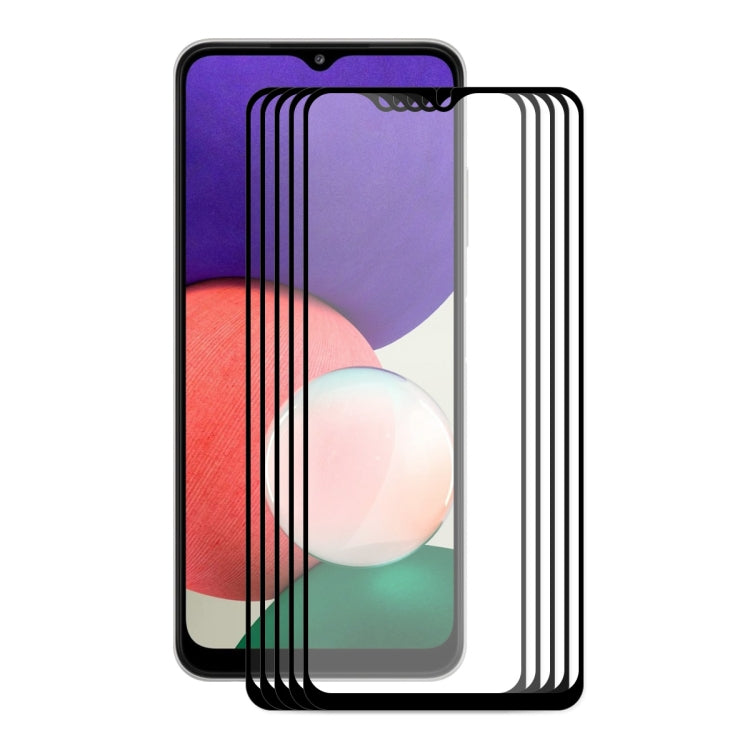 5 PCS ENKAY Hat-Prince Full Glue 0.26mm 9H 2.5D Tempered Glass Screen Protector Full Coverage Film, For Samsung Galaxy A22 4G(5 PCS), For Samsung Galaxy A22 5G(5 PCS), For Samsung Galaxy F22(5 PCS), For Honor 50 SE (5 PCS)                              ...