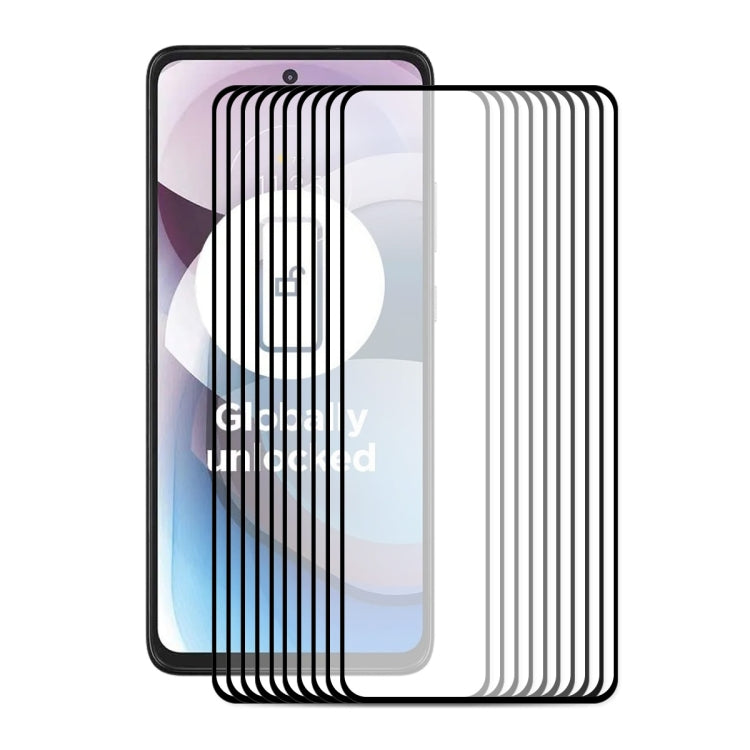 10 PCS ENKAY Hat-Prince Full Glue 0.26mm 9H 2.5D Tempered Glass Screen Protector Full Coverage Film, For Samsung Galaxy A22 4G, For Samsung Galaxy A22 5G, For Samsung Galaxy F22 / M22, For Honor 50 SE (10 PCS), For Samsung Galaxy F52 5G /G62 /M62      ...