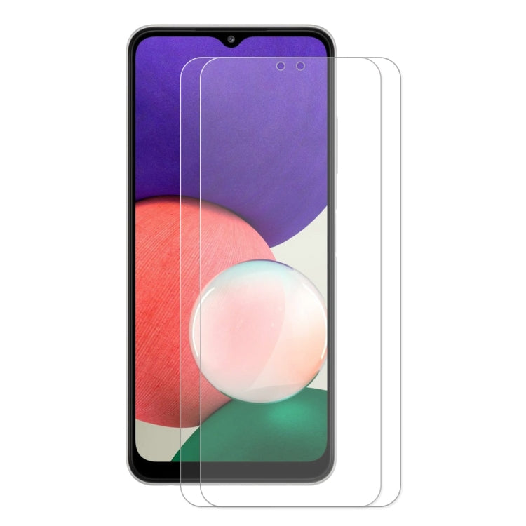 2 PCS ENKAY Hat-Prince 0.26mm 9H 2.5D Curved Edge Tempered Glass Screen Protector, For Samsung Galaxy A22 4G(2 PCS), For Samsung Galaxy A22 5G(2 PCS), For Samsung Galaxy F12(2 PCS), For Samsung Galaxy F22(2 PCS), For Samsung Galaxy F52 5G(2 PCS)