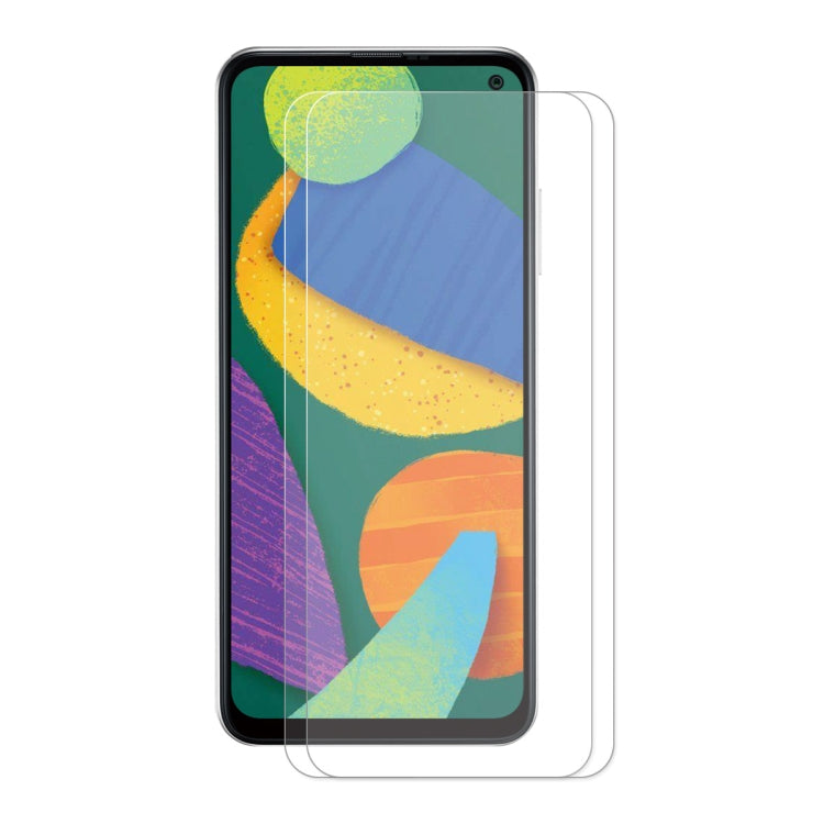 2 PCS ENKAY Hat-Prince 0.26mm 9H 2.5D Curved Edge Tempered Glass Screen Protector, For Samsung Galaxy A22 4G(2 PCS), For Samsung Galaxy A22 5G(2 PCS), For Samsung Galaxy F12(2 PCS), For Samsung Galaxy F22(2 PCS), For Samsung Galaxy F52 5G(2 PCS)