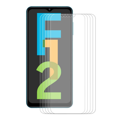 5 PCS ENKAY Hat-Prince 0.26mm 9H 2.5D Curved Edge Tempered Glass Screen Protector, For Samsung Galaxy F12 / F02s, For Samsung Galaxy A22 4G, For Samsung Galaxy A22 5G, For Samsung Galaxy F22 / M22, For Samsung Galaxy F52 5G / G62 / M62