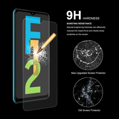 5 PCS ENKAY Hat-Prince 0.26mm 9H 2.5D Curved Edge Tempered Glass Screen Protector, For Samsung Galaxy F12 / F02s, For Samsung Galaxy A22 4G, For Samsung Galaxy A22 5G, For Samsung Galaxy F22 / M22, For Samsung Galaxy F52 5G / G62 / M62
