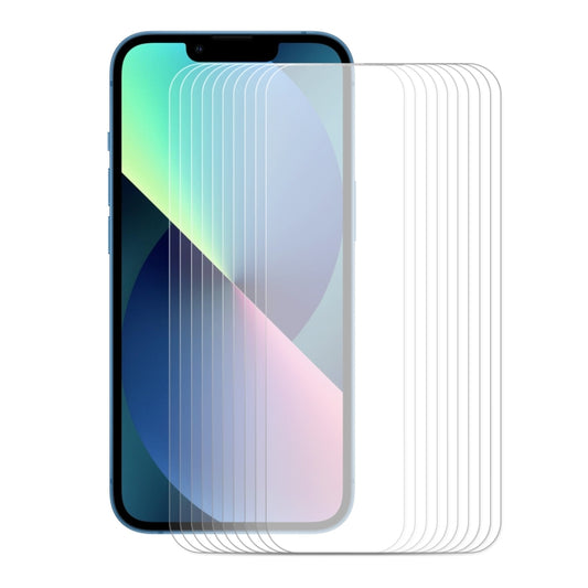 10 PIÈCES ENKAY Hat-Prince 0.26mm 9H 2.5D Protecteur d'écran en Verre Trempé à Bords Courbés, Pour iPhone 13 mini, Pour iPhone 13 / 13 Pro, Pour iPhone 13 Pro Max
